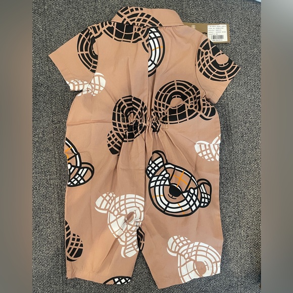 BNWT and Box BURBERRY Baby Beige Thomas Bear Jumpsuit - 6M - Picture 6 of 8